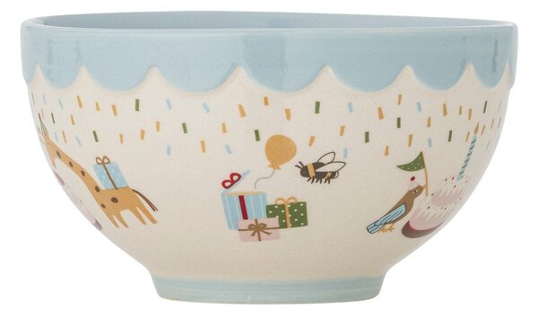 Ciotola per bambini azzurra/color crema in gres ø 13,5 cm Celebrate – Bloomingville Mini