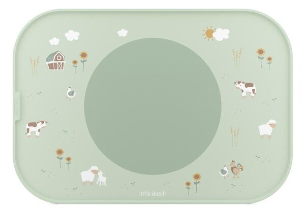 Tovaglietta per bambini in plastica/in silicone 28x40 cm Little Farm by Little Dutch – Mepal