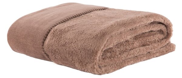 Coperta marrone in micropile 150x200 cm Tomo – Tiseco Home Studio