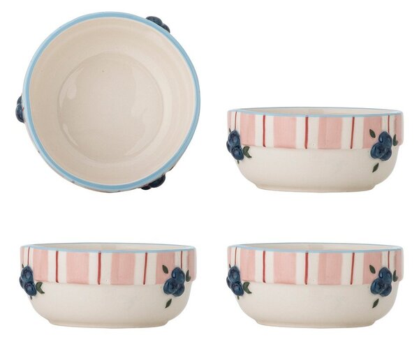 Ciotoline in set per zuppe e minestre rosa/color crema in ceramica 4 pz 295 ml Carry – Bloomingville