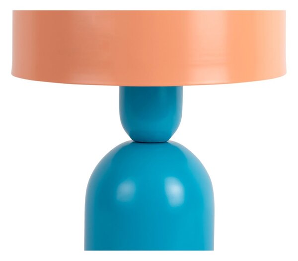 Lampada da tavolo blu/arancione (altezza totale 24 cm) Double Funky – Leitmotiv