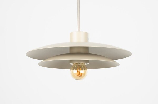 Lampadario beige in metallo ø 26,5 cm Wubbo – White Label