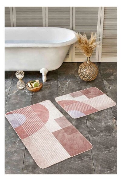 Set di tappetini per il bagno in velluto 2 pz 60x100 cm – Mila Home