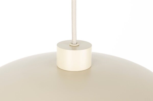 Lampadario beige in metallo ø 26,5 cm Wubbo – White Label