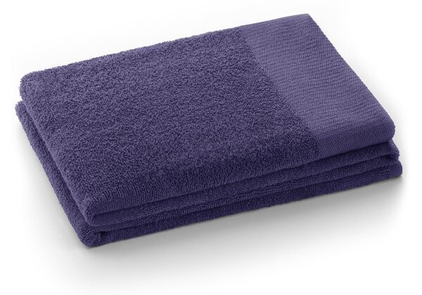 Set di asciugamani per viso e corpo tipo terry viola in cotone 6 pz Amari – Restilo