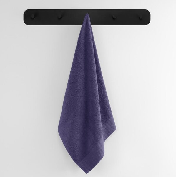 Set di asciugamani per viso e corpo tipo terry viola in cotone 6 pz Amari – Restilo