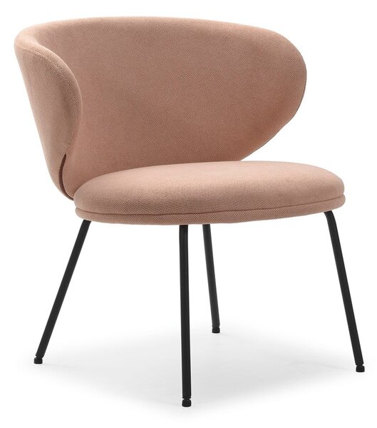Poltrona in rosa chiaro Rush – Marckeric