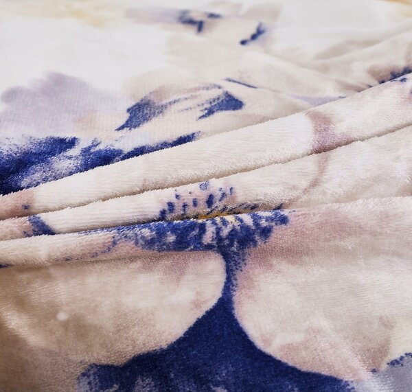 Set copripiumino e federa bianco in micropile per letto singolo 140x200 cm Blossom – My House