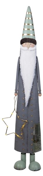 Statuina Babbo Natale 150 cm in Metallo