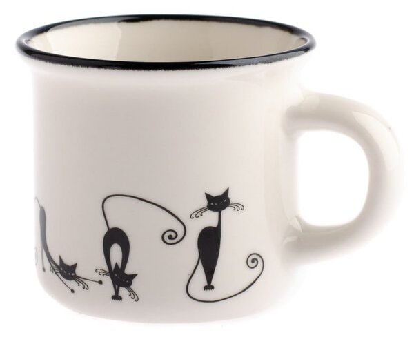 Tazza in porcellana Cats Emily, 75 ml - Dakls