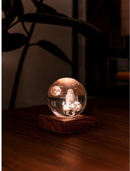Decorazione luminosa con ricarica USB portatile ø 8 cm Amber – Gingko