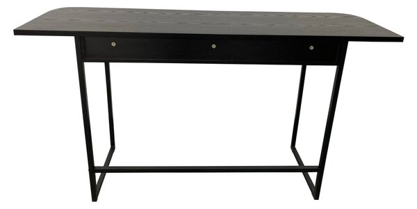 Tavolo consolle nero con effetto frassino 40x140 cm Darlington – Actona