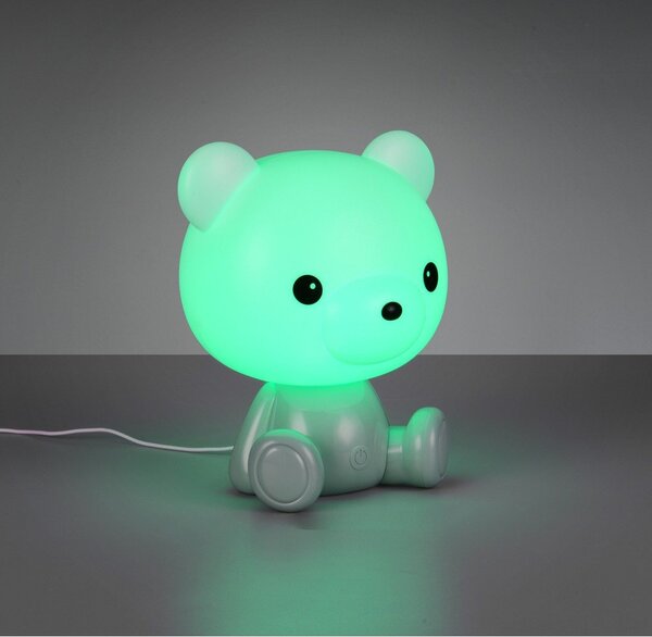Lampada da tavolo per bambini verde Cutie – Reality