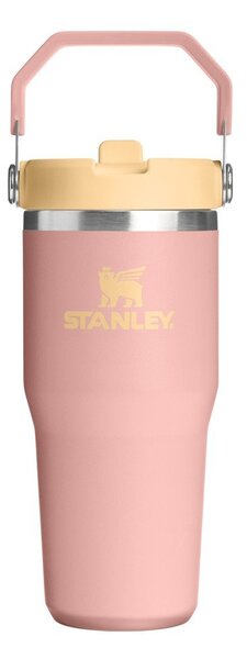Borraccia termica color pesca in acciaio inox 410 ml IceFlow™ Flip Straw 2.0 Tumbler Peach Rose – Stanley