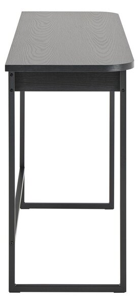 Tavolo consolle nero con effetto frassino 40x140 cm Darlington – Actona