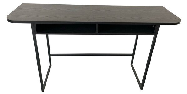 Tavolo consolle nero con effetto frassino 40x140 cm Darlington – Actona