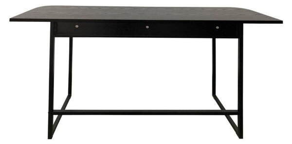 Tavolo consolle nero con effetto frassino 40x140 cm Darlington – Actona