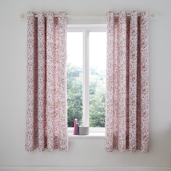Tenda per bambini rosa 2 pz 168x183 cm Enchanted Butterfly – Catherine Lansfield