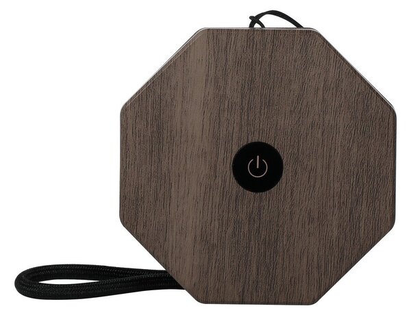 Decorazione luminosa bianca/grigia con ricarica USB portatile ø 8 cm Twist – Gingko