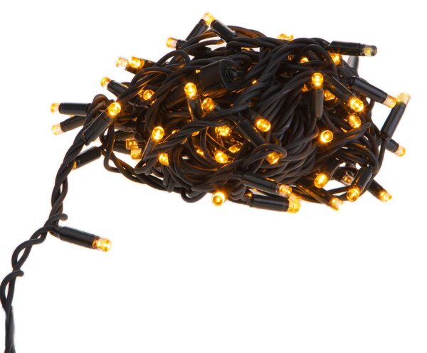 Luci di Natale 100 Led 5m Bianco Caldo da Interno