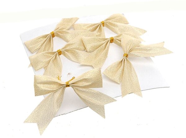 Set 36 Fiocchi Decorativi 6,5 cm in Tessuto