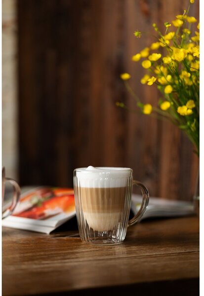 Tazze in set per cappuccino in vetro 2 pz 250 ml Livio Duo – Vialli Design