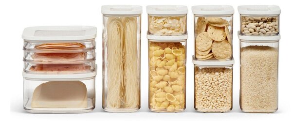 Set di contenitori per alimenti in plastica alimentari 9 pz Modula – Mepal