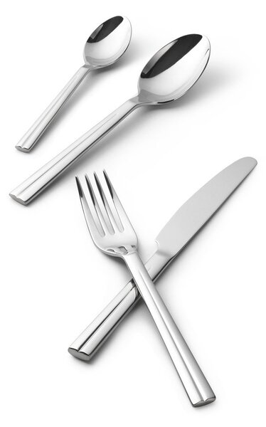 Posate argentate in acciaio inox 16 pz per 4 persone Grand Cru – Rosendahl