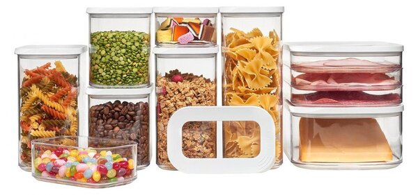 Set di contenitori per alimenti in plastica alimentari 9 pz Modula – Mepal