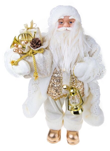 Pupazzo Babbo Natale con Doni 60 cm in Tessuto e Plastica