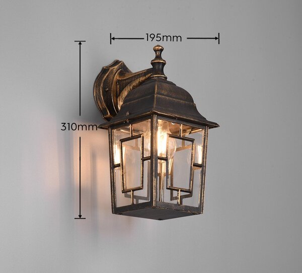 Apparecchio per esterni (altezza 30 cm) Volturno - Trio