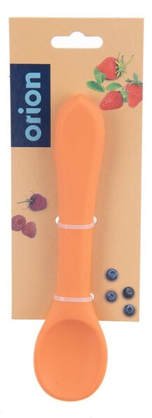 Cucchiaio da bambini arancione in silicone – Orion