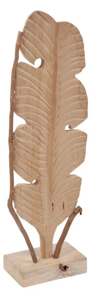 Foglia Decorativa Verticale 74 cm in Legno