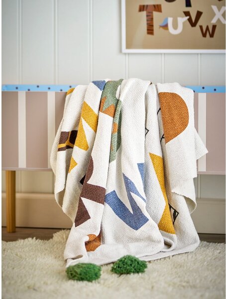 Coperta per bambini in cotone riciclato 130x160 cm Memmo – Bloomingville Mini