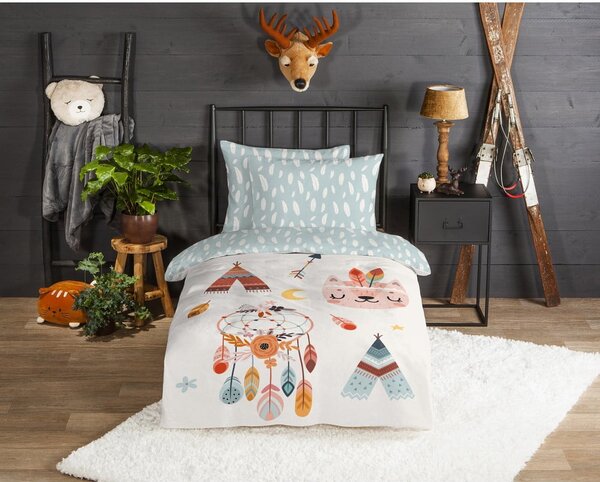 Biancheria da letto per bambini in flanella per letto singolo 140x200 cm Dreamy – Good Morning