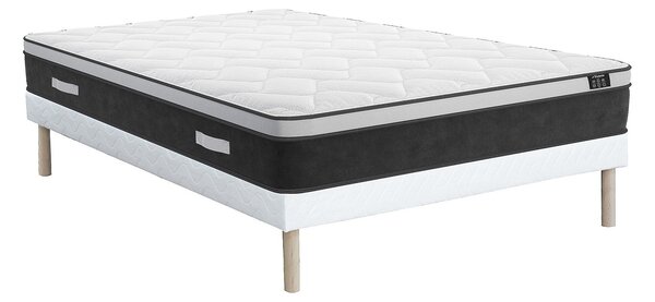 Set Art Collection di DREAMEA: Rete + Materasso ibrido molle insacchettate e memory YSMÉE 160 x 200 cm