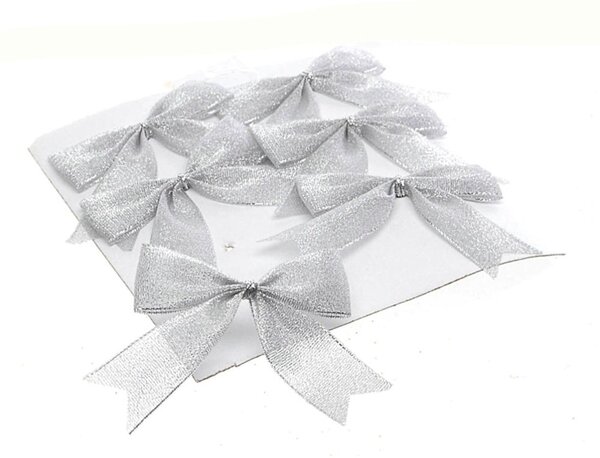 Set 36 Fiocchi Decorativi 6,5 cm in Tessuto