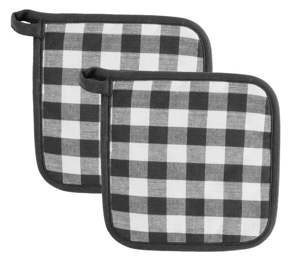 Presine in set in cotone 2 pz Gingham – Tiseco Home Studio