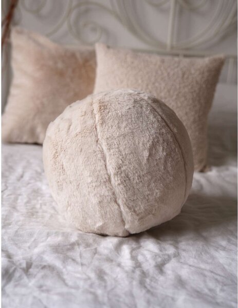 Cuscino decorativo in micropile ø 25 cm Top – Mioli Decor