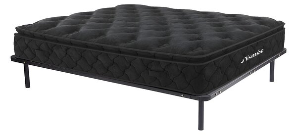 Set Rete con doghe + Materasso a molle insacchettate BLACK DREAM di YSMÉE - 140 x 190 cm