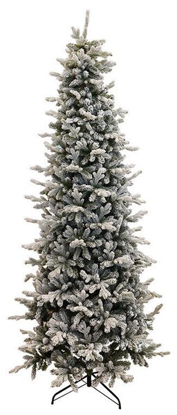 Albero di Natale Artificiale Innevato 180 cm 52 Rami Pino Silvestre Verde