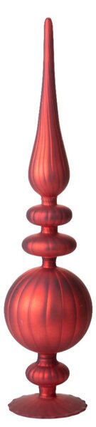 Decorazione Natalizia Topiary Sfere 52 cm in Vetro Rosso