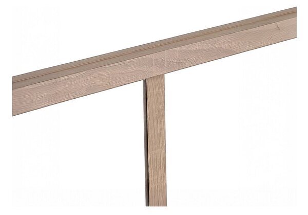 Vetrata angolare L180 x L60 x H105 in Alluminio termolaccato Naturale chiaro Stile atelier - BAYVIEW