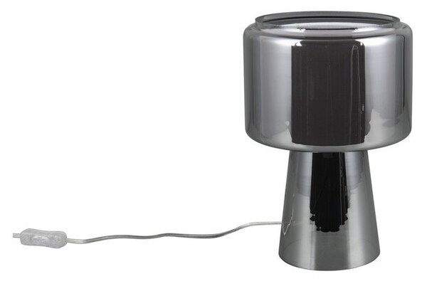Lampada da tavolo grigia (altezza totale 29 cm) Rocka – Trio