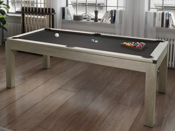 Tavolo trasformare Biliardo e Ping pong L182 x l102 x H80 cm Naturale chiaro - HENK