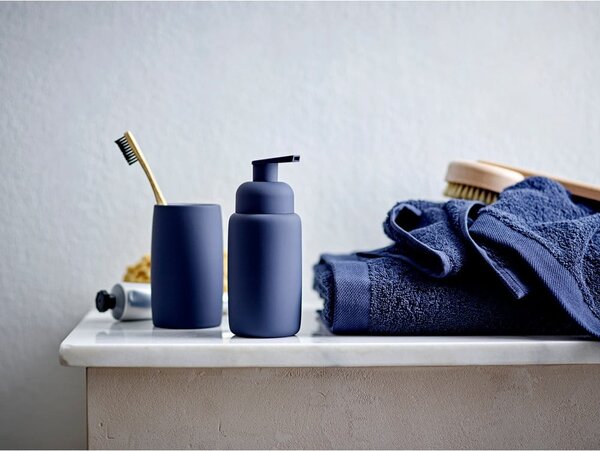 Asciugamano tipo terry blu scuro in cotone 50x100 cm Comfort – Södahl