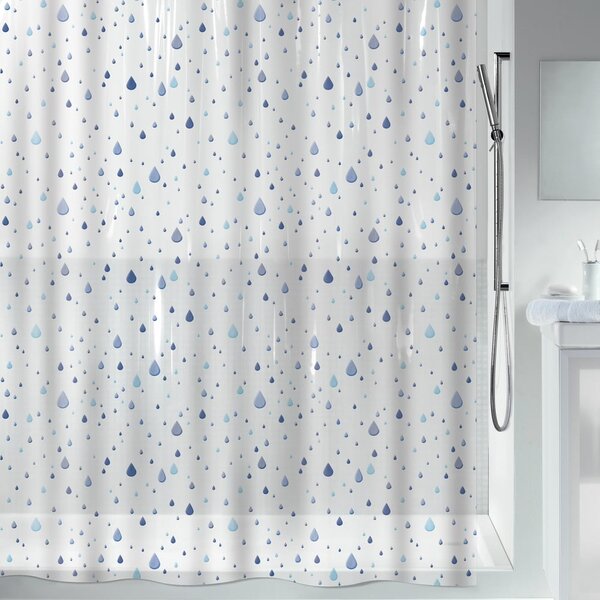 Tenda per doccia 180x200 cm Waterdrop – Spirella