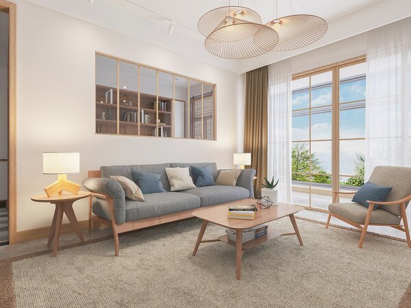 Vetrata atelier 210 x 105 cm (L x H) in Alluminio termolaccato Naturale chiaro - BAYVIEW