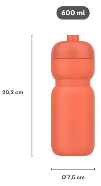 Bottiglia blu in plastica 600 ml Active – Mepal