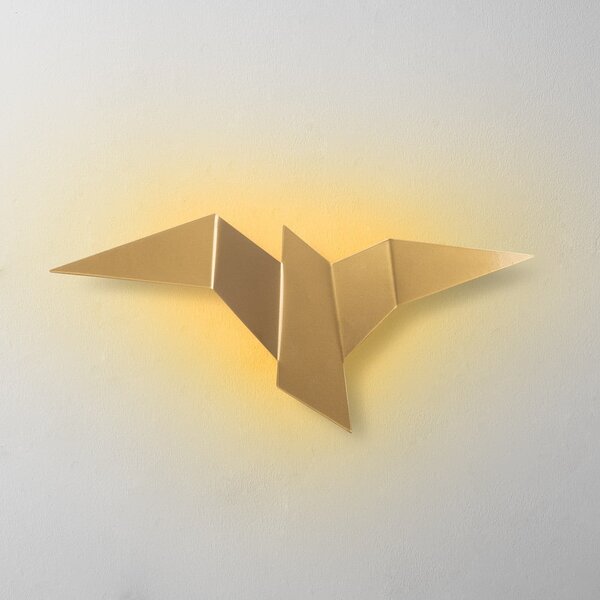 Lampada da parete LED dorata Pacali – Opviq lights